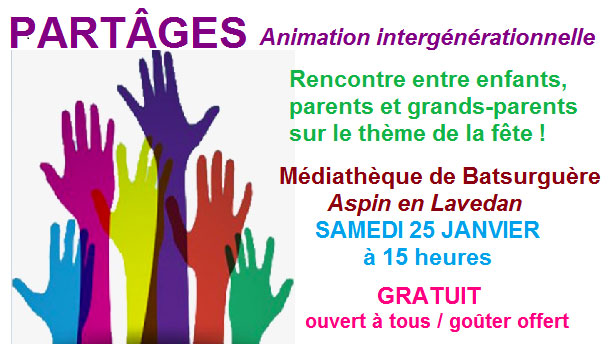 Affiche partages janvier