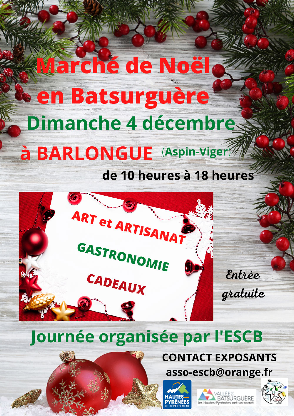 affiche marche noel