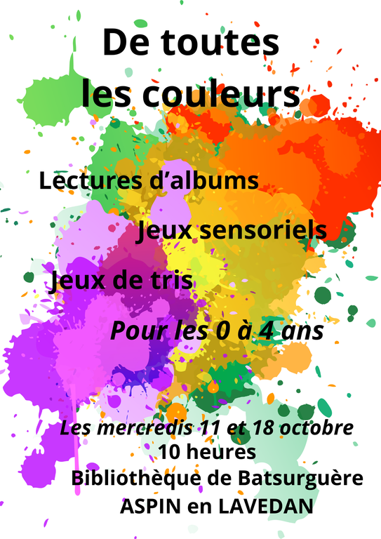 de toutes les couleurs